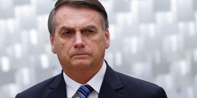 FILE PHOTO: Brazil's President Jair Bolsonaro attends an inauguration ceremony for new judges of Brazil's Superior Court of Justice in Brasilia, Brazil December 6, 2022. REUTERS/Adriano Machado/File Photo