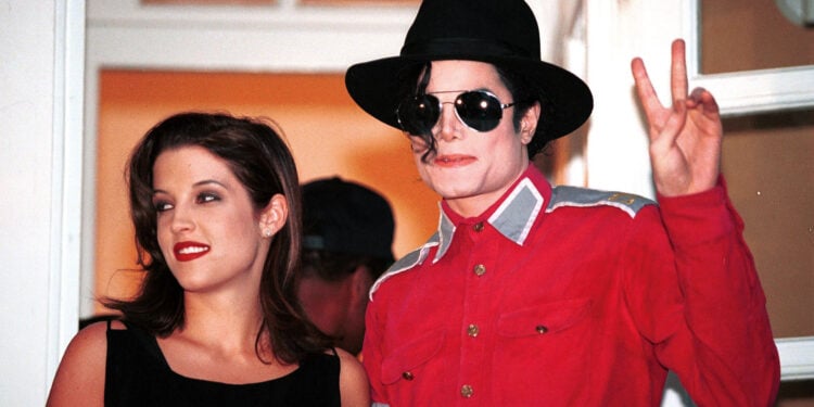 Mandatory Credit: Photo by Globe Photos/mediapunch/Shutterstock (10314161a)
Lisa Marie Presley and Michael Jackson
Lisa Marie Presley and Michael Jackson.