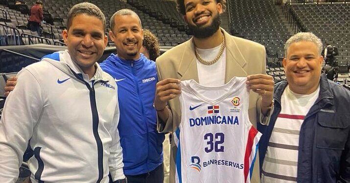 La súper estrella de los Minnesota Timberwolves, Karl-Anthony Towns, expresó sus intenciones de representar a Dominicana en el mundial de baloncesto.