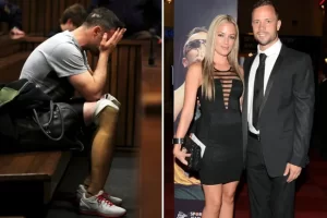 Pistorius mató a Steenkamp en las primeras horas del Día de San Valentín de 2013, después de disparar su pistola cuatro veces a través de la puerta de un cubículo del baño de su casa. Aseguró haber confundido a su novia, modelo y estrella de televisión de 29 años, con un intruso.
