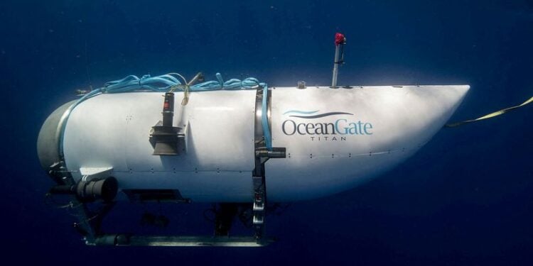 Foto de archivo sin fecha del sumergible Titan 
OceanGate Expeditions/Handout via REUTERS/