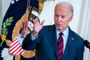 El presidente de los Estados Unidos, Joe Biden en Washington, DC, Estados Unidos