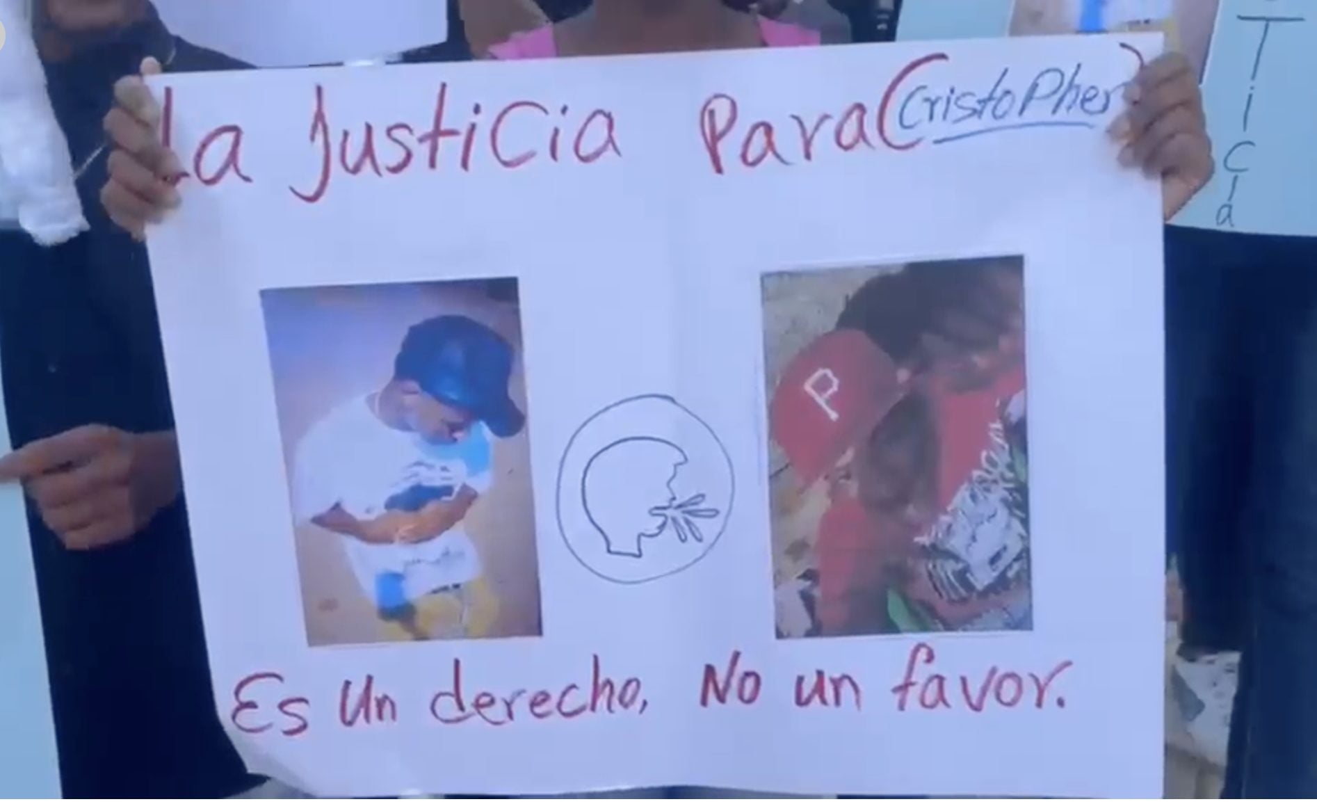 Familiares reclaman justicia en Haina tras el fallecimiento de un joven golpeado con una piedra